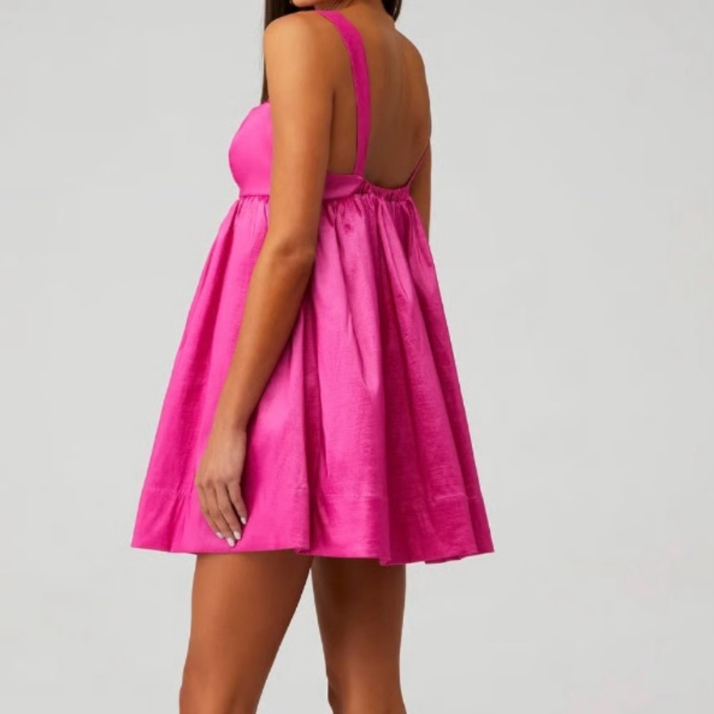 For Love And Lemons Pink Mini Dress